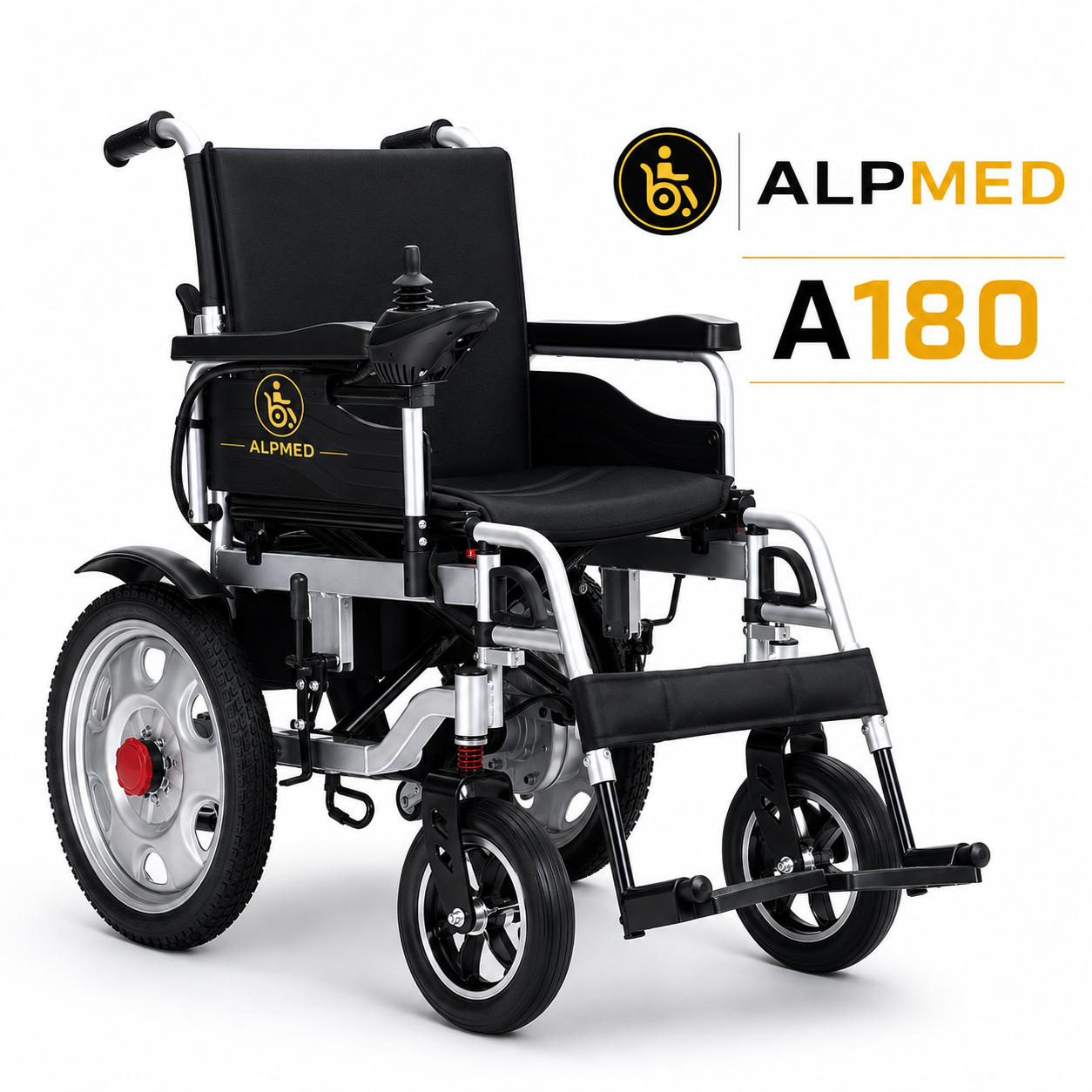 ALPMED A180 Katlanabilir Akülü Tekerlekli Sandalye